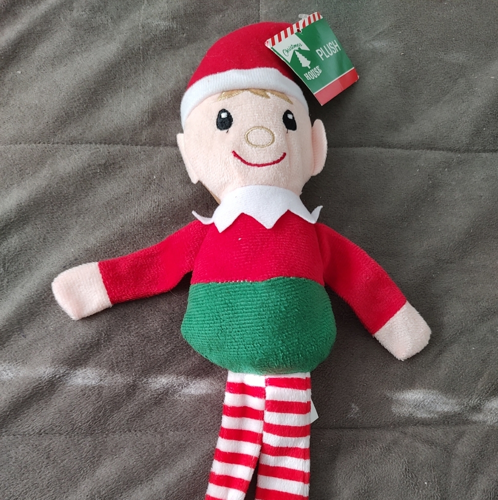 Christmas House toy 14" doll elf pixie  perfect addition to your holiday decor.